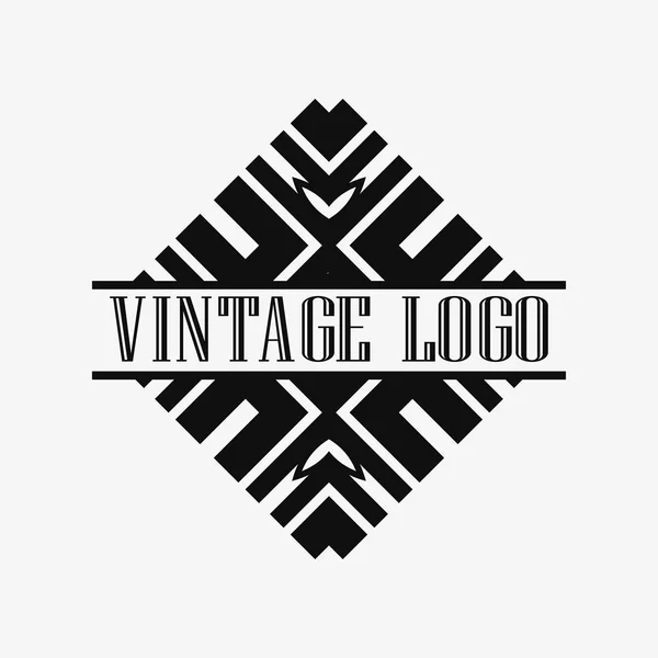 Art Deco Ornamental Logo — Stock Vector