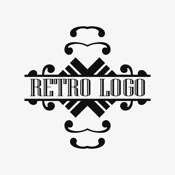 Logo ornamentale Art Deco — Vettoriale Stock