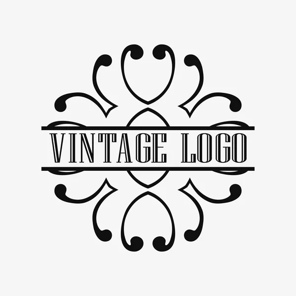 Art Deco logotipo ornamental — Vetor de Stock