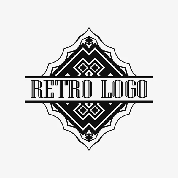Logo decorativo Art Deco — Vector de stock