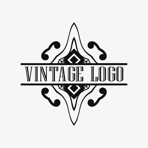 Art Deco prydnads logotyp — Stock vektor