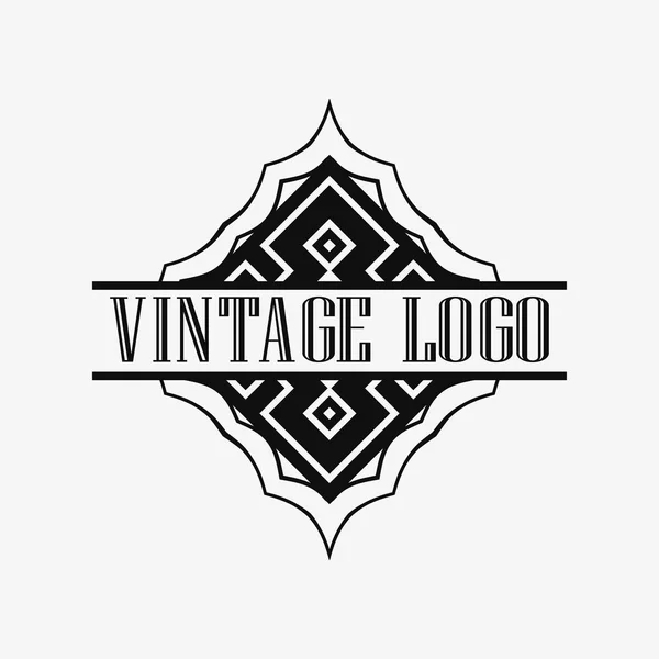 Art Deco Ornamental Logo — Stock Vector