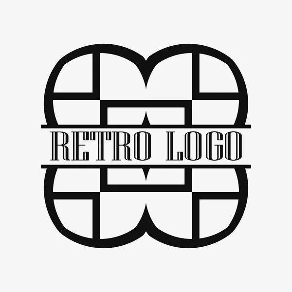 Art Deco logotipo ornamental — Vetor de Stock