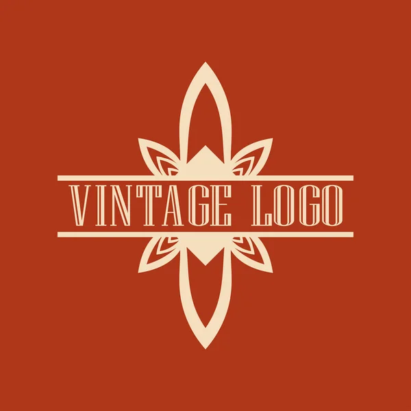 Logo ornamentale vintage — Vettoriale Stock