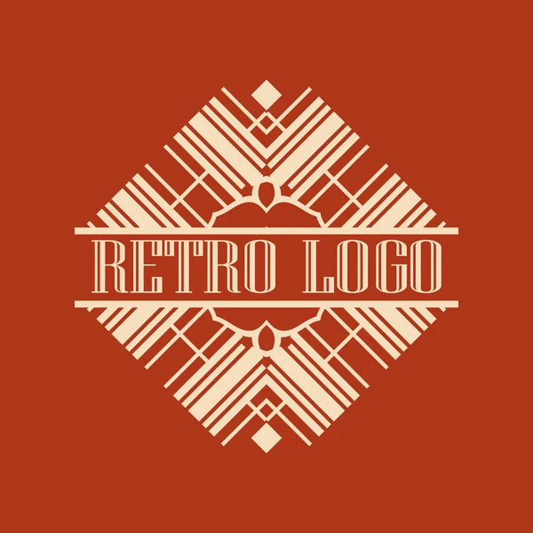 Vintage Ornamental Logo — Stock Vector