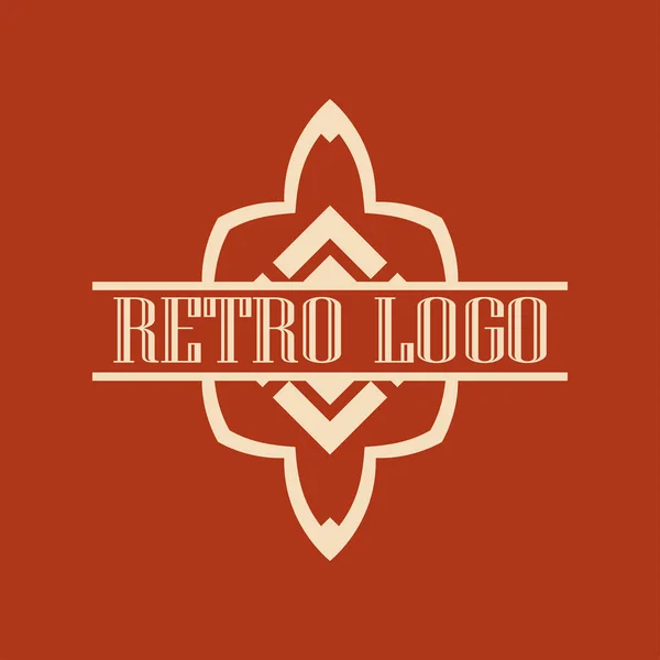 Logotipo ornamental vintage — Vetor de Stock