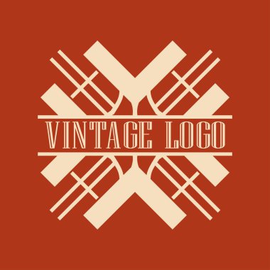 Vintage süs logosu