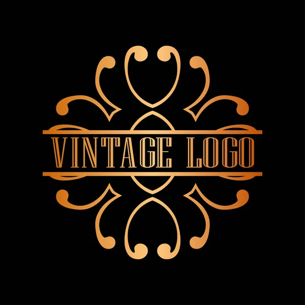 Logo decorativo Art Deco — Vector de stock