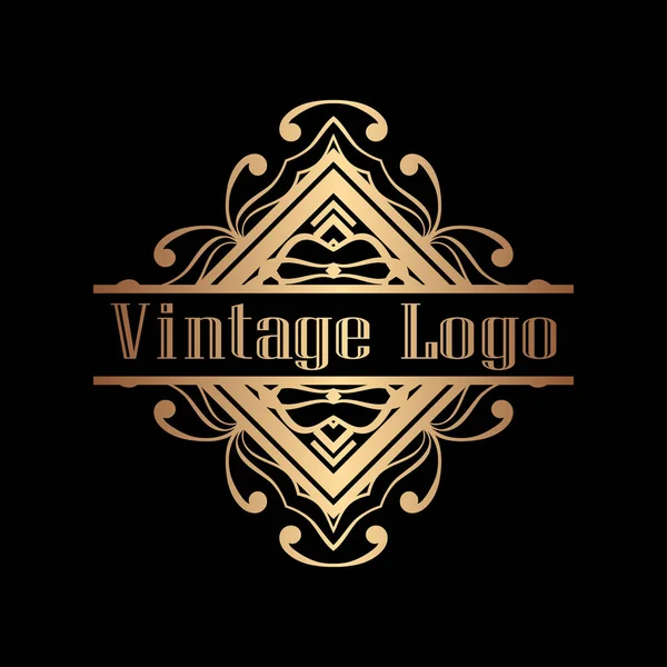 Logo decorativo Art Deco — Archivo Imágenes Vectoriales