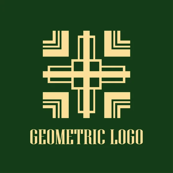 Logo Art Deco vintage — Archivo Imágenes Vectoriales