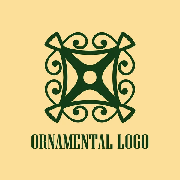 Вінтажний логотип Art Deco — стоковий вектор
