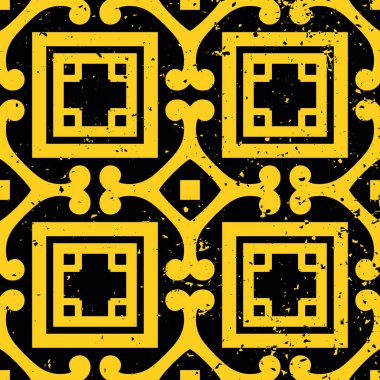 art deco dikişsiz desen