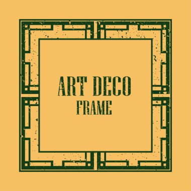 Art Deco Vintage çerçeve