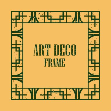 Art Deco Vintage çerçeve