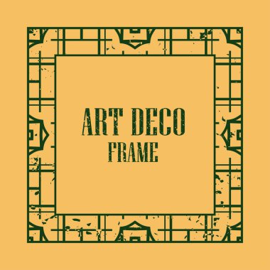 Art Deco Vintage çerçeve