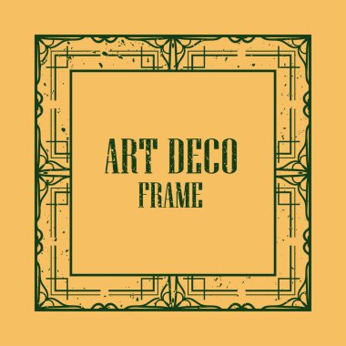 Art Deco Vintage çerçeve