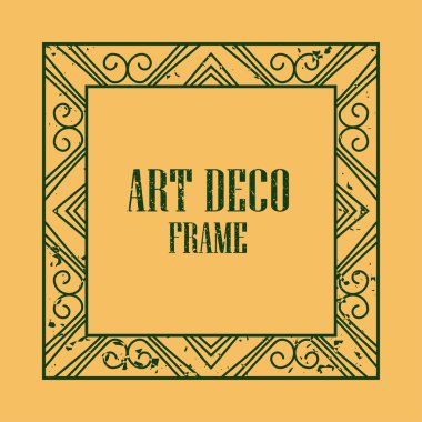 Art Deco Vintage çerçeve