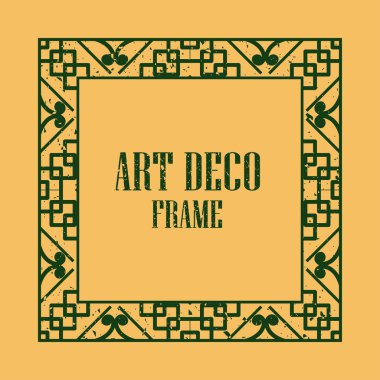 Art Deco Vintage çerçeve