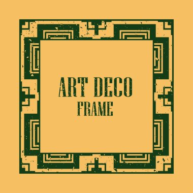 Art Deco Vintage çerçeve
