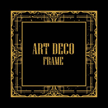 Art Deco Retro çerçeve
