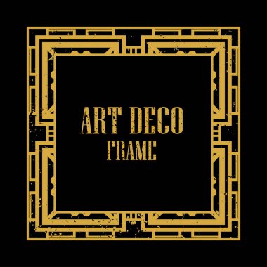 Art Deco Retro çerçeve
