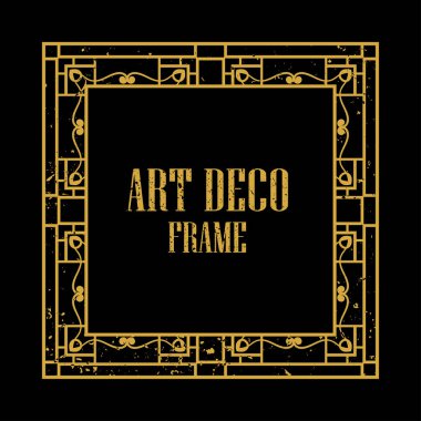 Art Deco Retro çerçeve