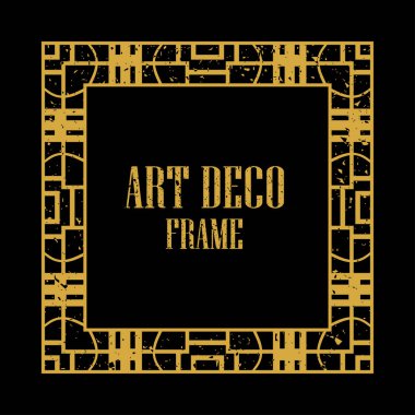 Art Deco Retro çerçeve