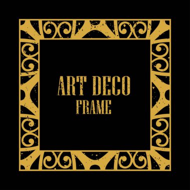 Art Deco Retro çerçeve