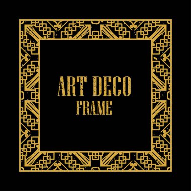 Art Deco Retro çerçeve