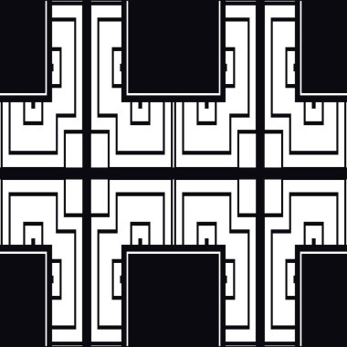 art deco dikişsiz desen