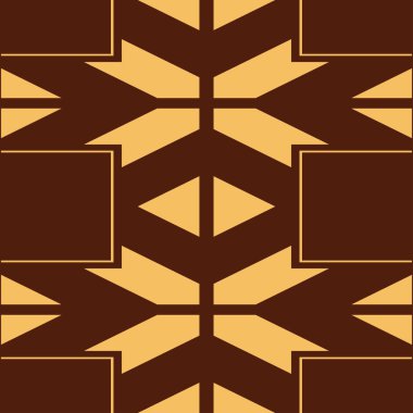 Dikişsiz art deco desen