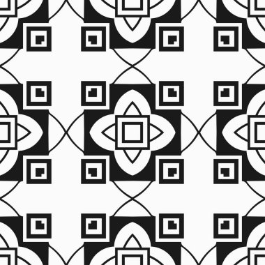 Dikişsiz art deco desen