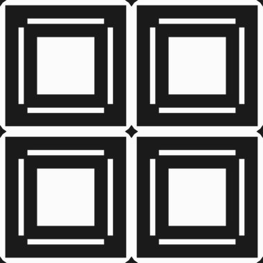 Dikişsiz art deco desen