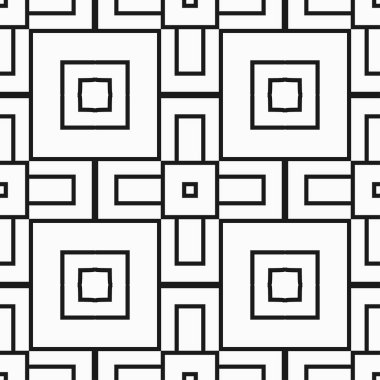 Dikişsiz art deco desen