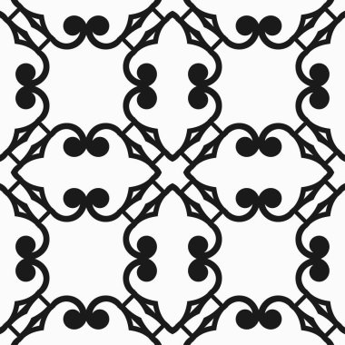 Dikişsiz art deco desen