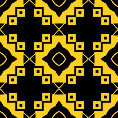 Dikişsiz art deco desen