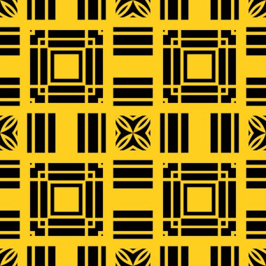 Dikişsiz art deco desen