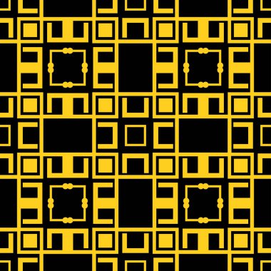 Dikişsiz art deco desen