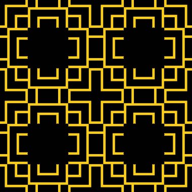 Dikişsiz art deco desen