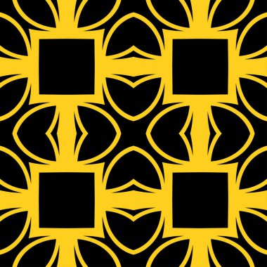 Dikişsiz art deco desen