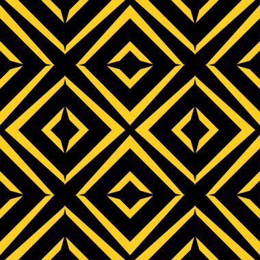 Dikişsiz art deco desen