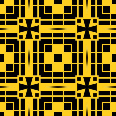 Dikişsiz art deco desen