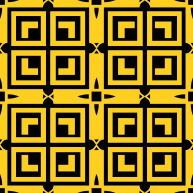 Dikişsiz art deco desen