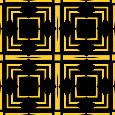 Dikişsiz art deco desen