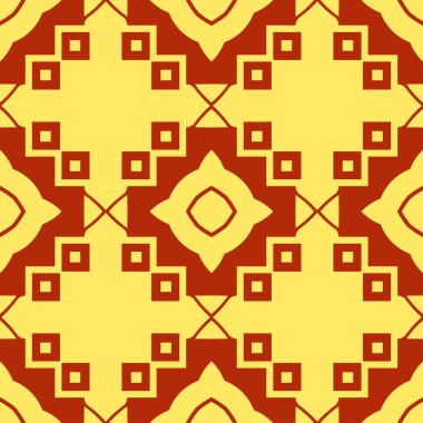 Dikişsiz art deco desen