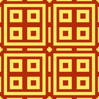 Dikişsiz art deco desen