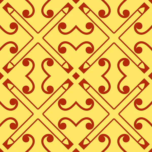 Dikişsiz art deco desen