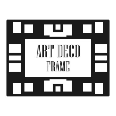 Art deco dekoratif çerçeve