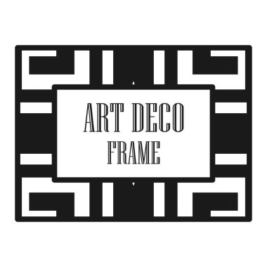 Art deco dekoratif çerçeve