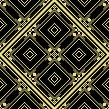 art deco dikişsiz desen